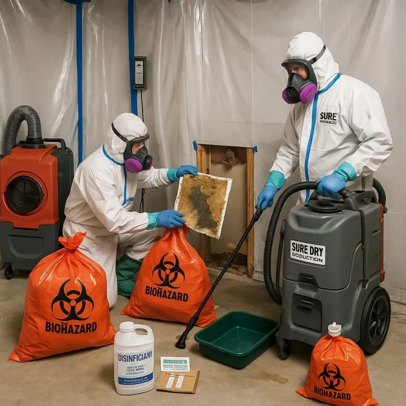 Contaminated Water Handling Protocols process in Pepperell, MA