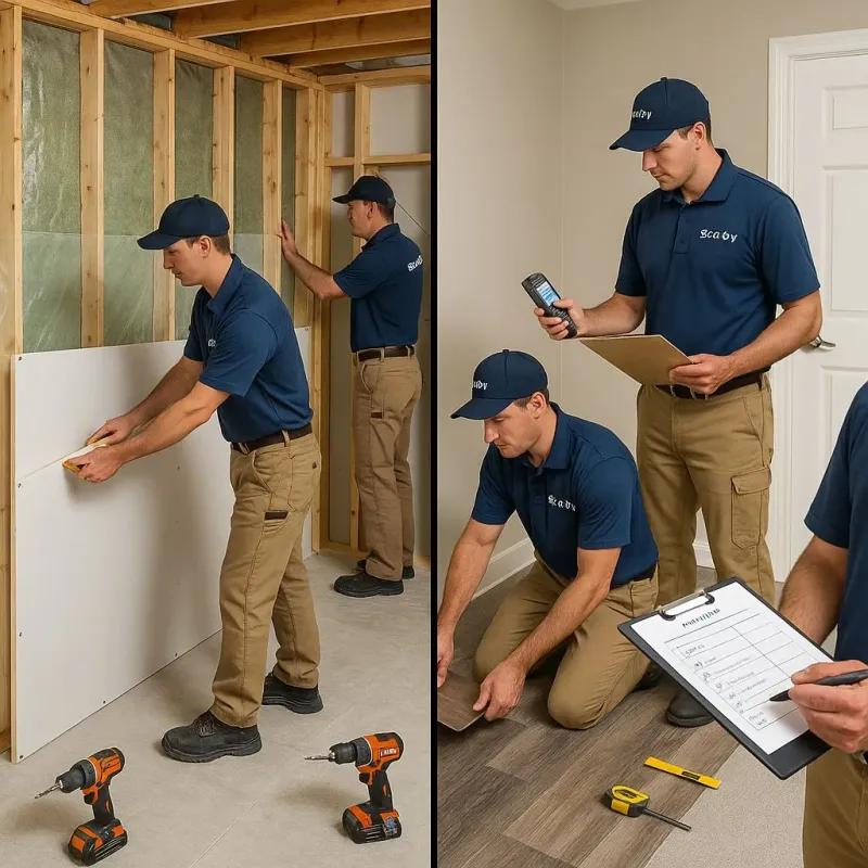 Repairs and Reconstruction process in Pepperell, MA